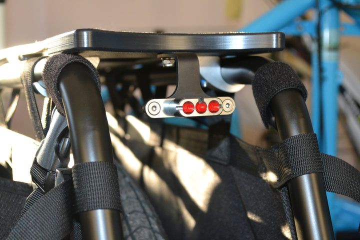 light bracket supernova, black, E3, Busch & Müller, 50mm bolt spacing 