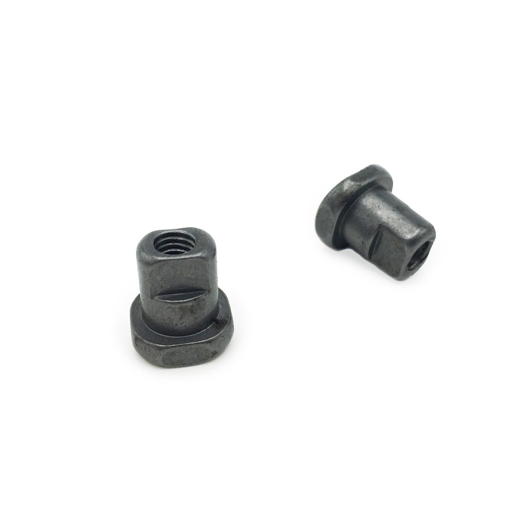 Downtube shifter bosses - forged steel - pair