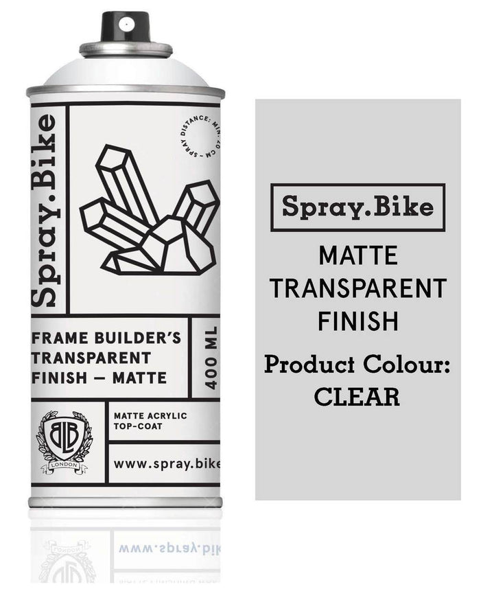 Spray.Bike Transparent Finish - Satin/Gloss or Matte - 400ml