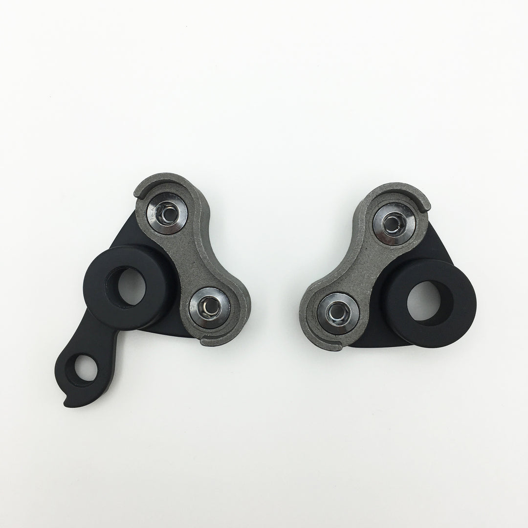 Complete thru-axle modular dropout set - without eyelets - 142/12 - 1.0 thread pitch